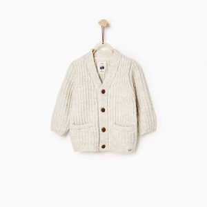 Knitted fleece jacket