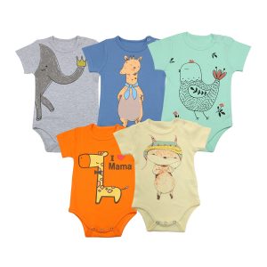 Unisex baby bodysuits